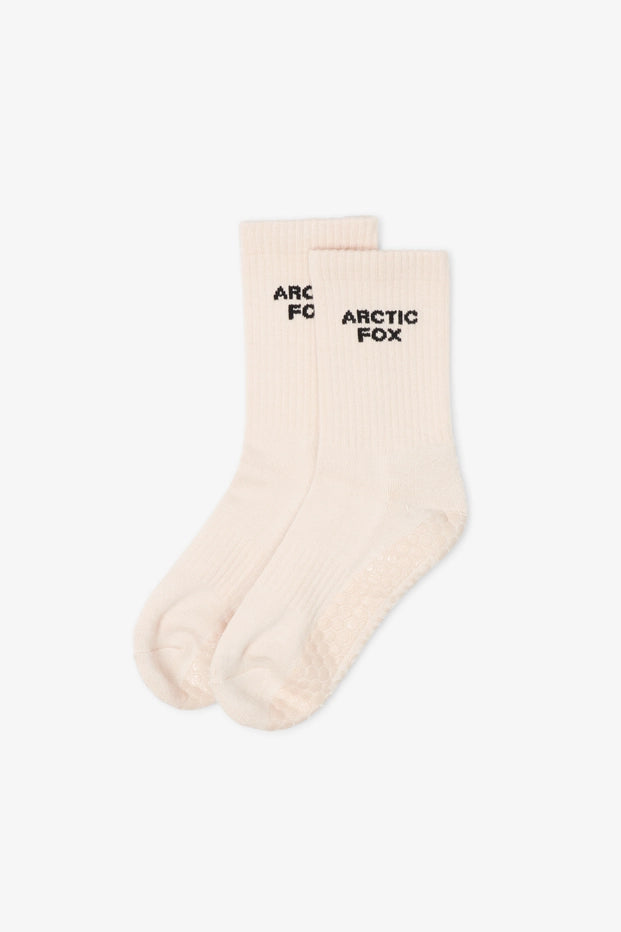 Gel Socks (Pilates) - 100% Bamboo - Off White